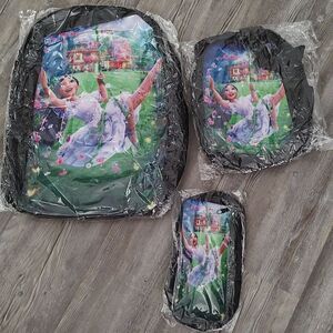 Encanto Backpack with  Lunch Box and pencil case pouch   3 pc set  NEW